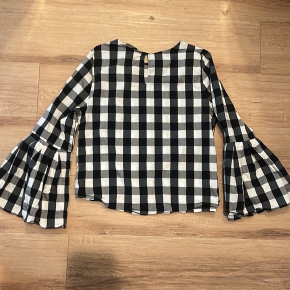 Anthropologie Sunday in Brooklyn Check Poplin Top - Size Medium - Picture 8 of 9